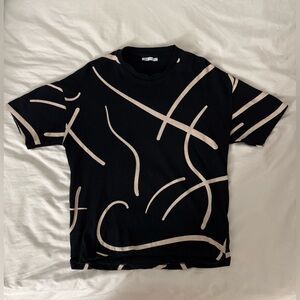 Zara Charcoal Gray Knit Top